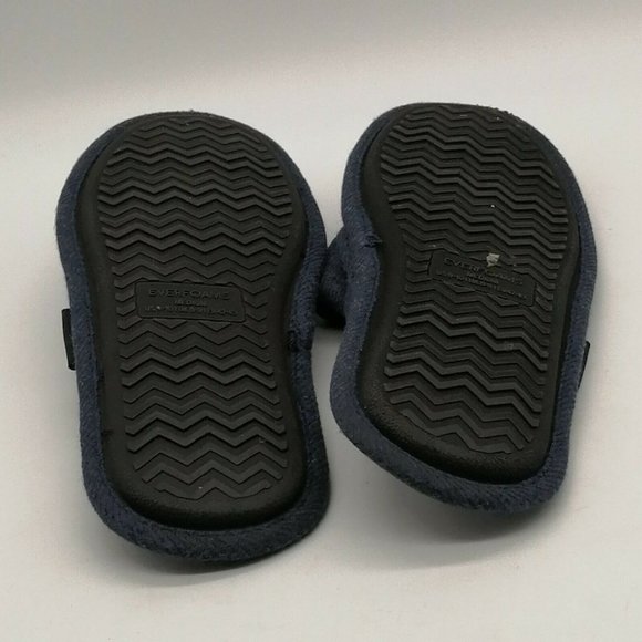 Everfoams Mens Flat Heel Thong Slipper‎ Cushioned Insole Navy Blue Sz M 9-10 - Picture 4 of 9
